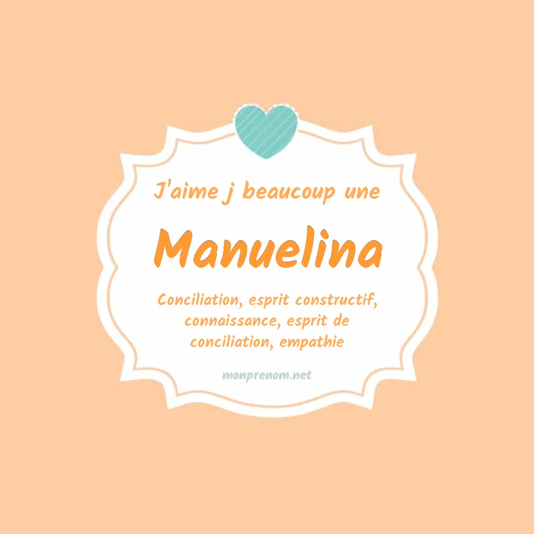j'aime beaucoup Manuelina