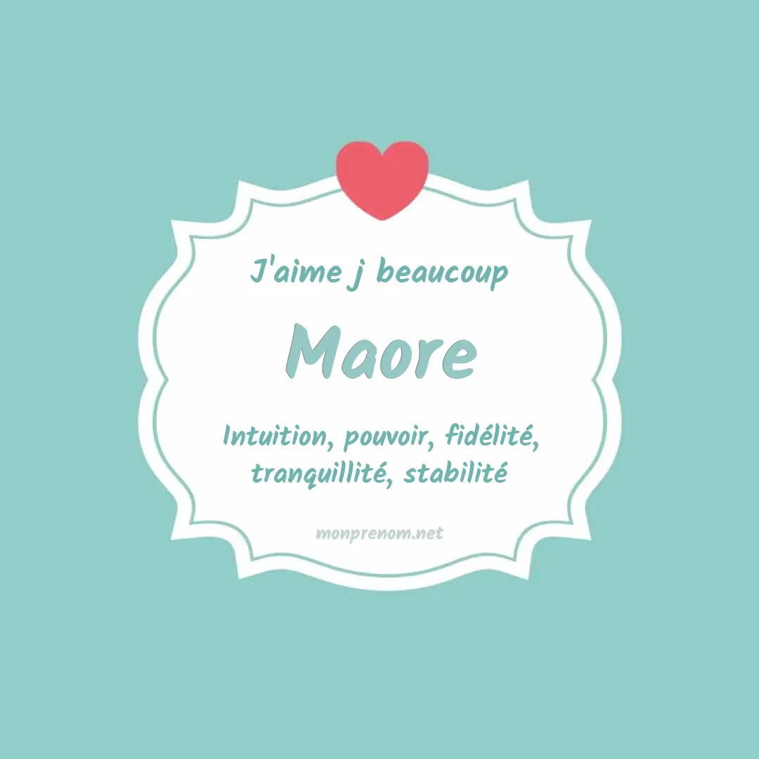 j'aime beaucoup Maore
