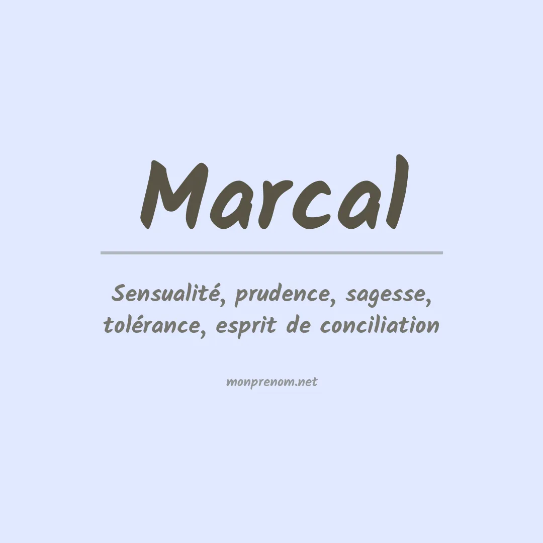 Signification du Prénom Marcal