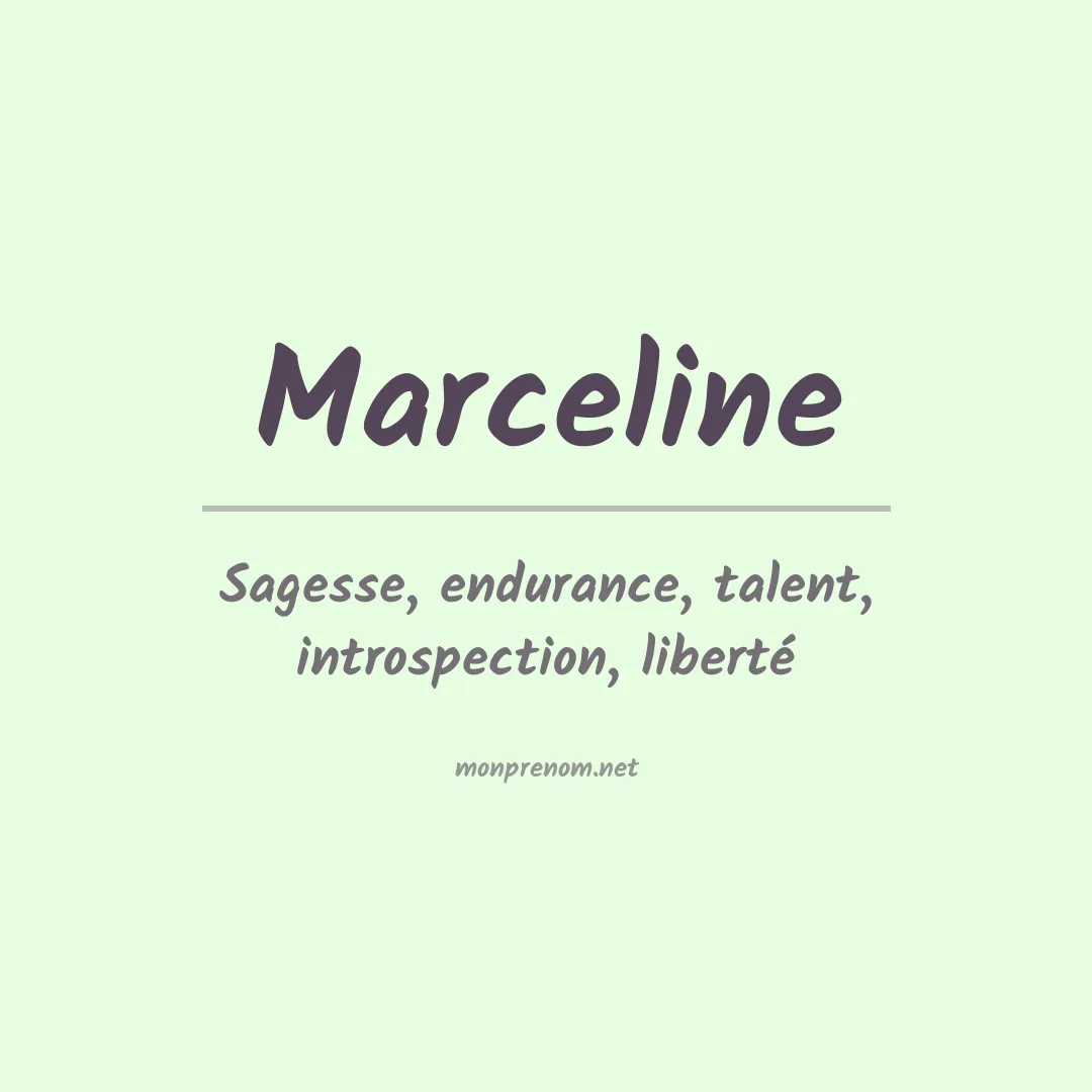Signification du Prénom Marceline