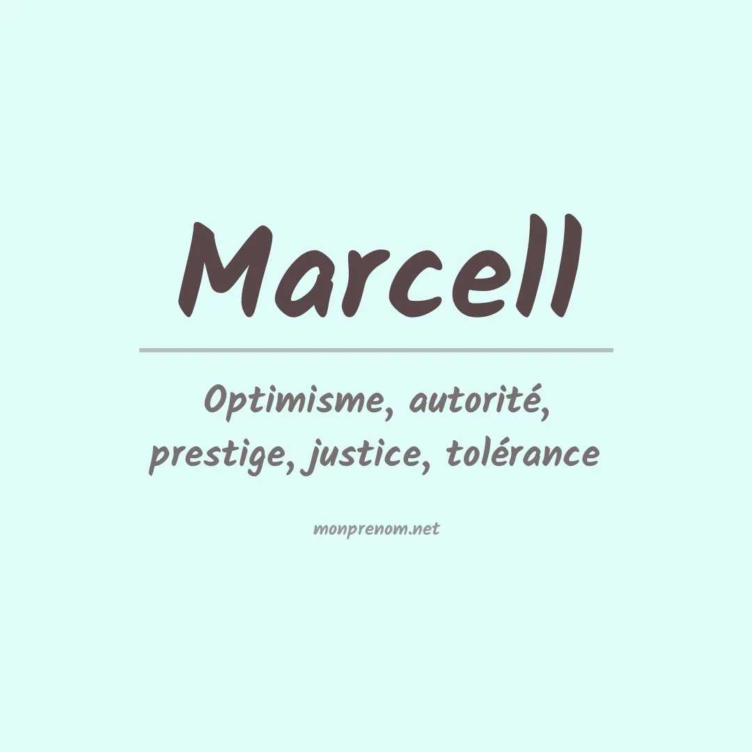 Signification du Prénom Marcell