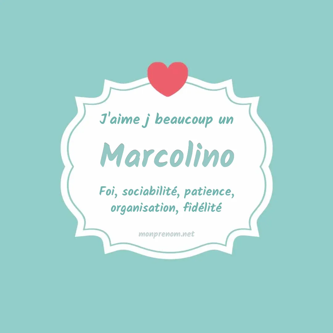 j'aime beaucoup Marcolino