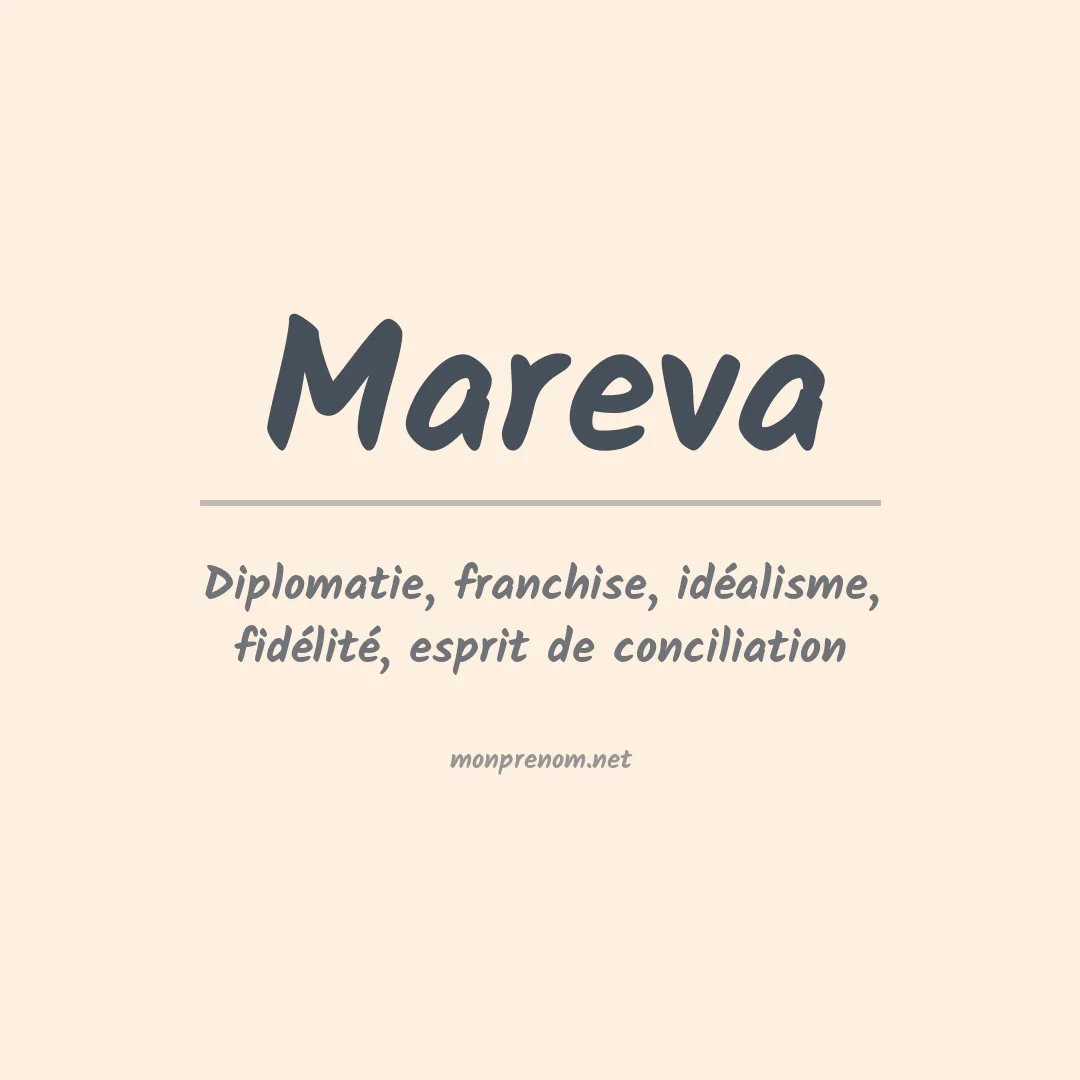 Signification du Prénom Mareva Signification du Prénom Mareva