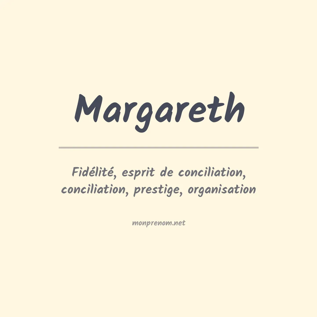 Signification du Prénom Margareth