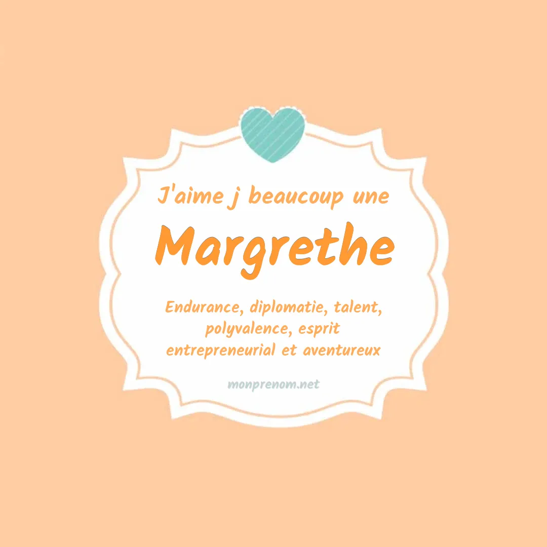 j'aime beaucoup Margrethe