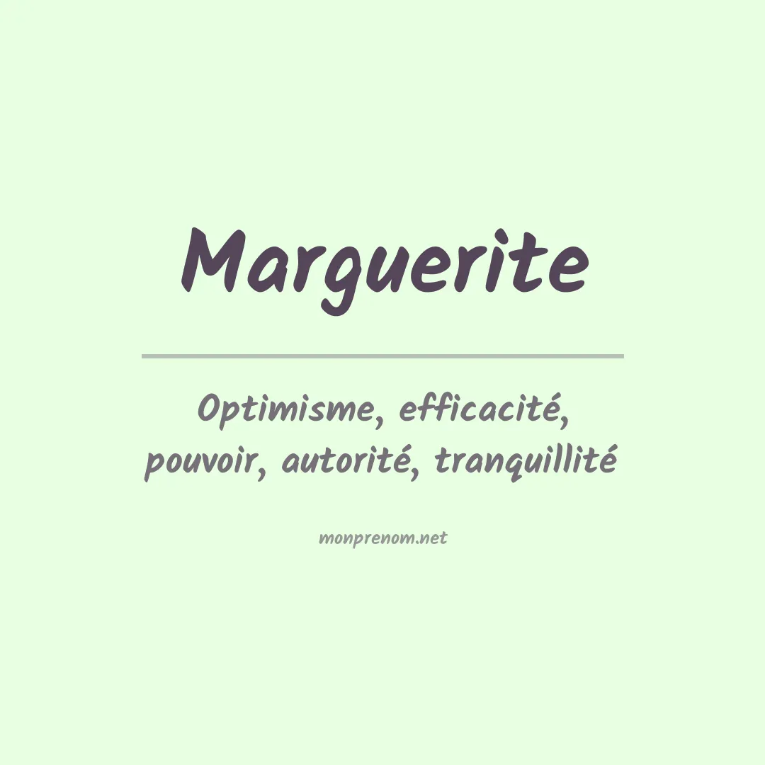 Signification du Prénom Marguerite