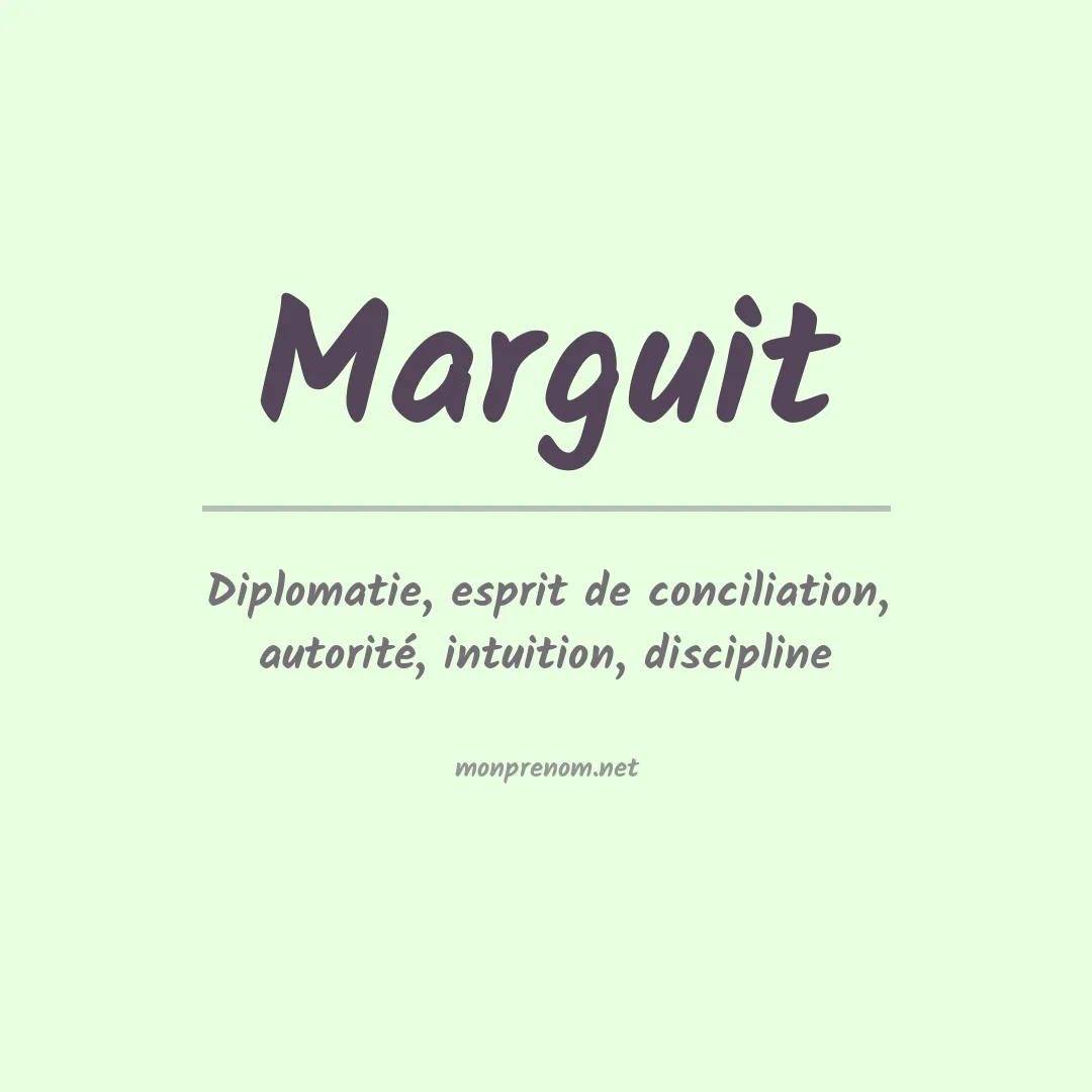 Signification du Prénom Marguit Signification du Prénom Marguit
