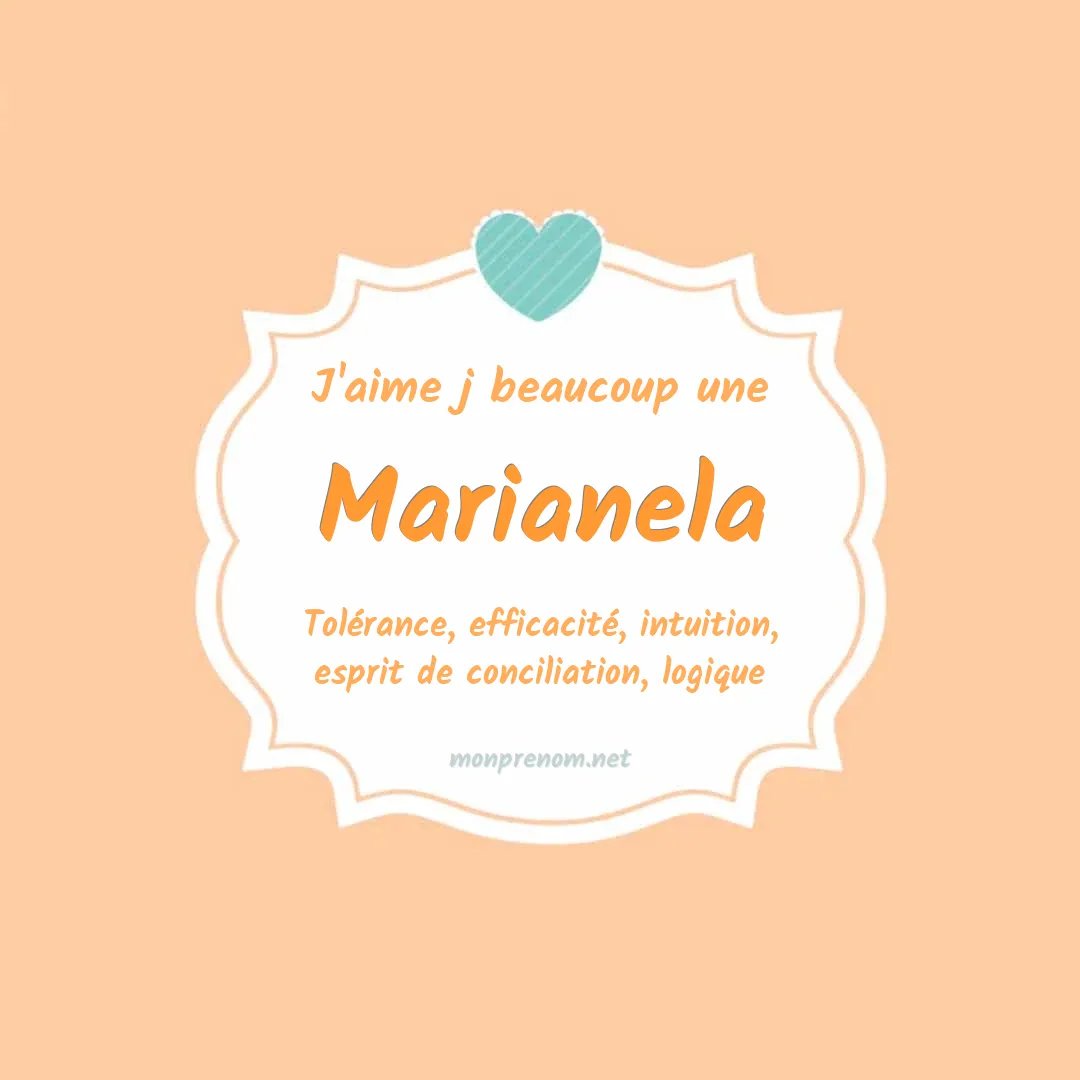j'aime beaucoup Marianela