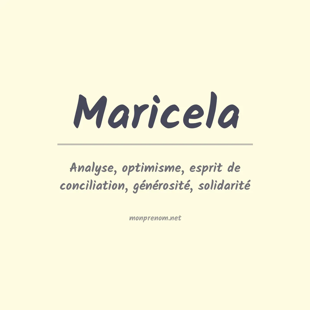 Signification du Prénom Maricela Signification du Prénom Maricela