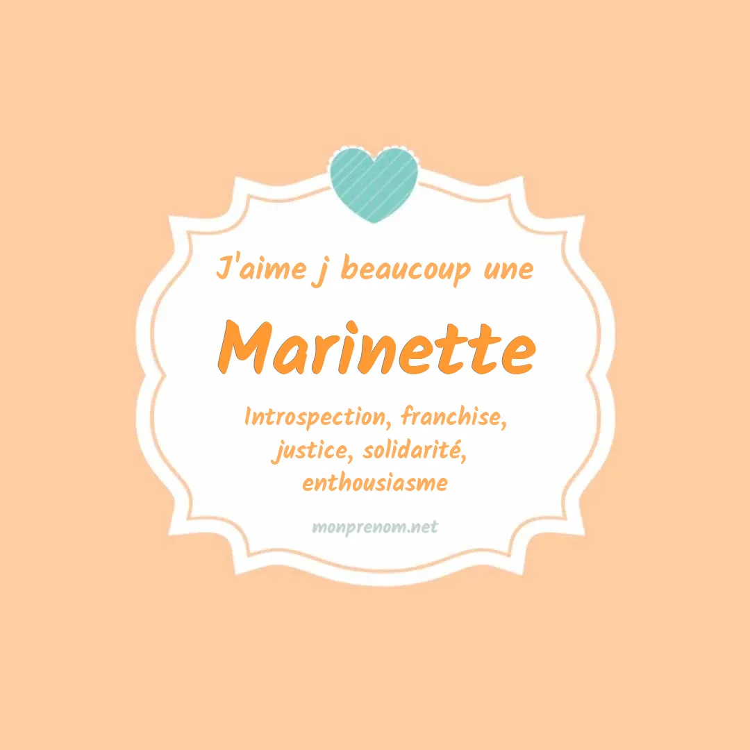j'aime beaucoup Marinette