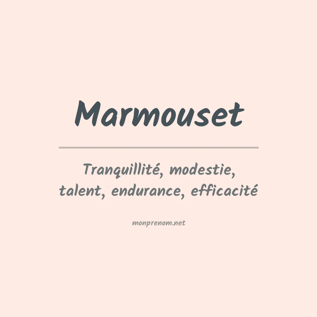 Signification du Prénom Marmouset Signification du Prénom Marmouset