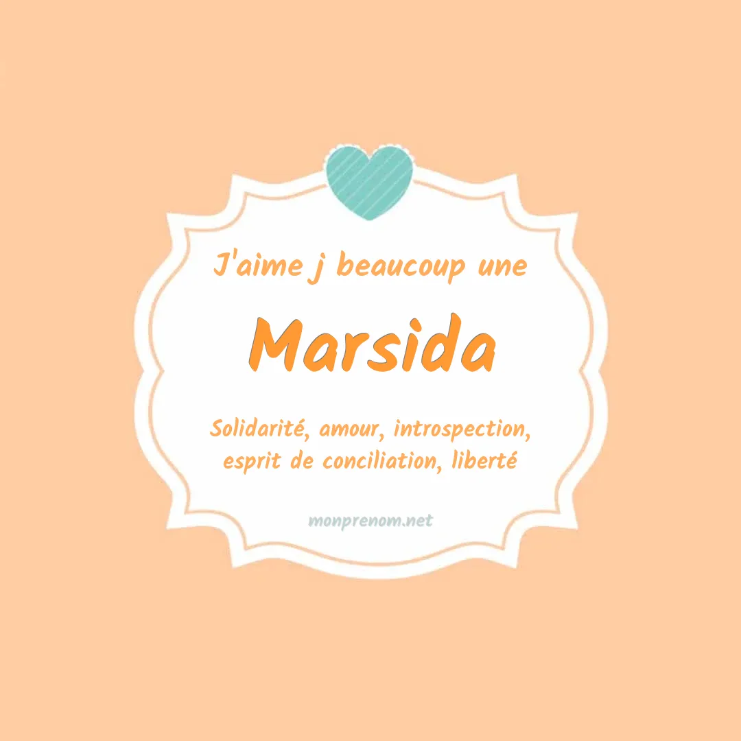 j'aime beaucoup Marsida