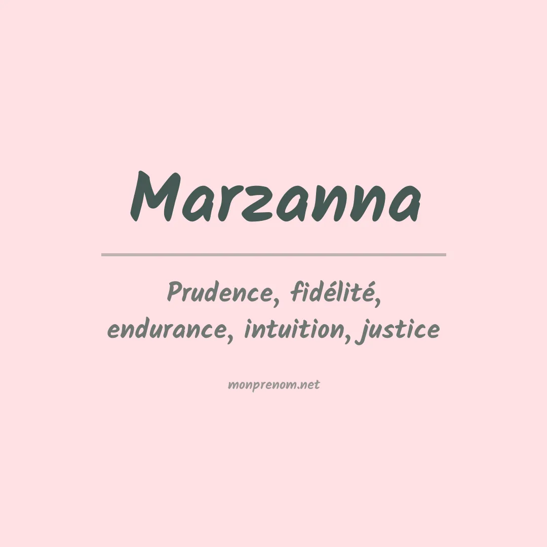 Signification du Prénom Marzanna Signification du Prénom Marzanna