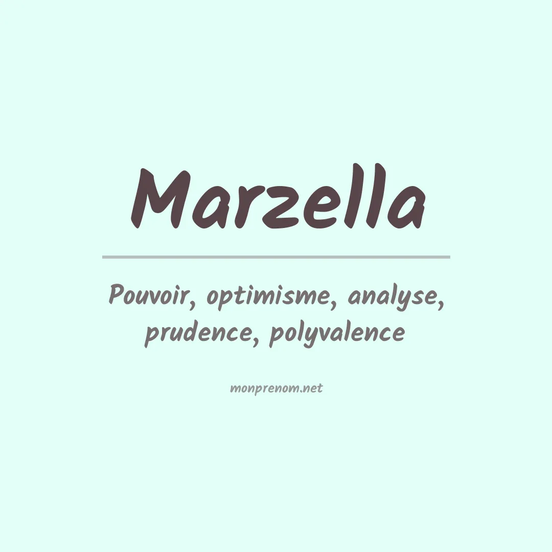 Signification du Prénom Marzella