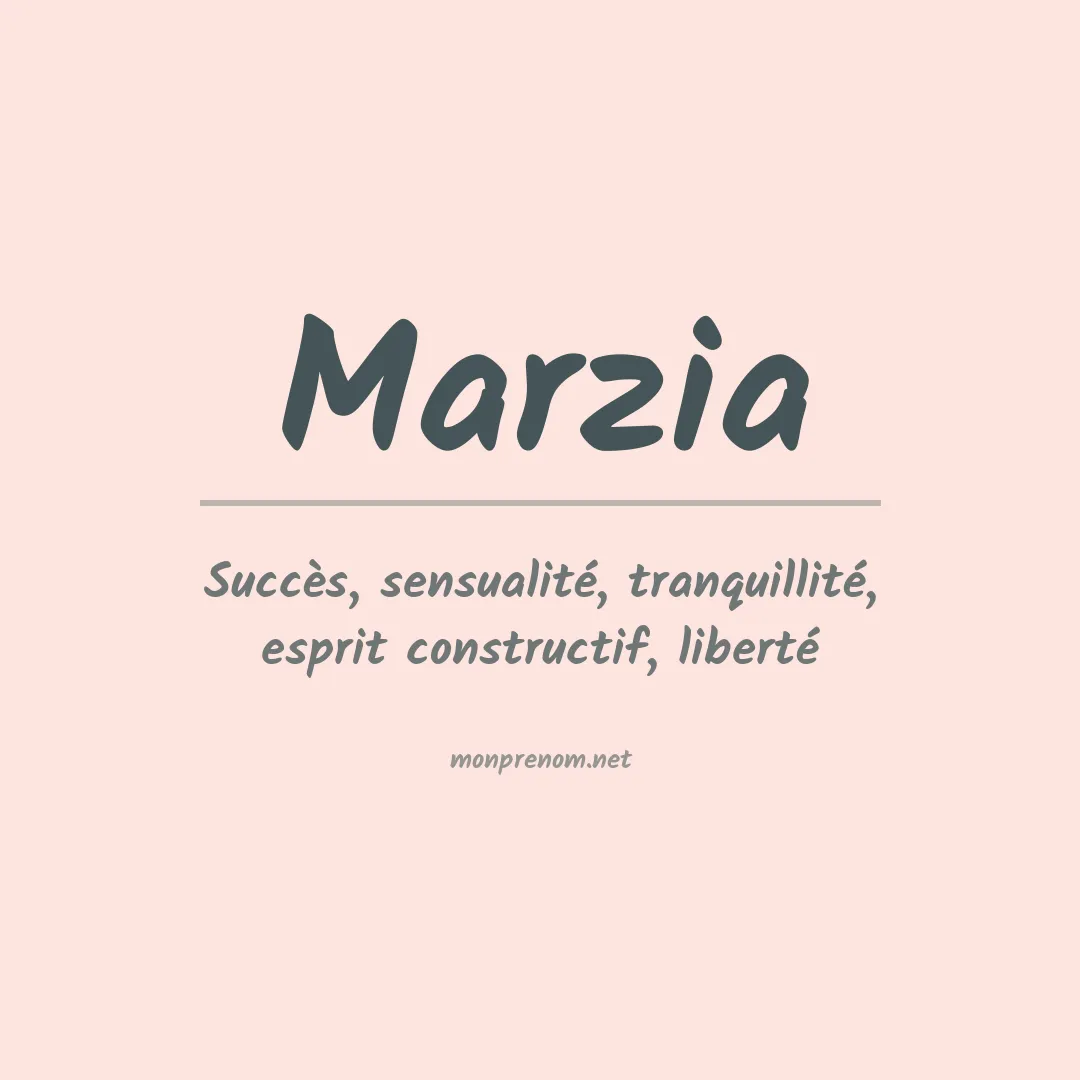 Signification du Prénom Marzia Signification du Prénom Marzia