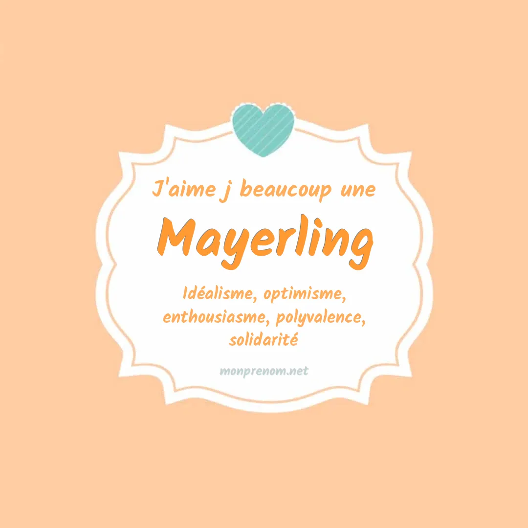 j'aime beaucoup Mayerling