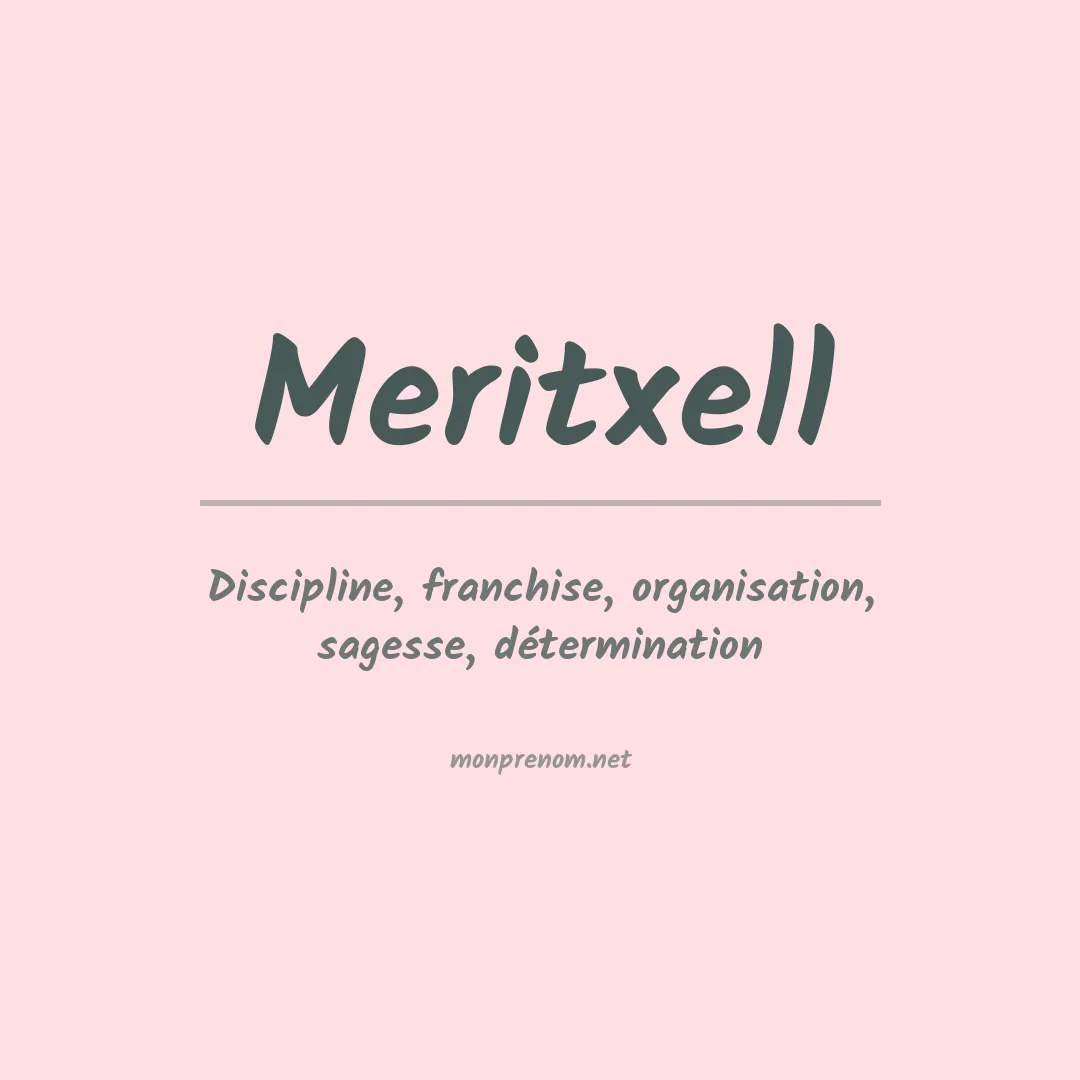 Signification du Prénom Meritxell Signification du Prénom Meritxell