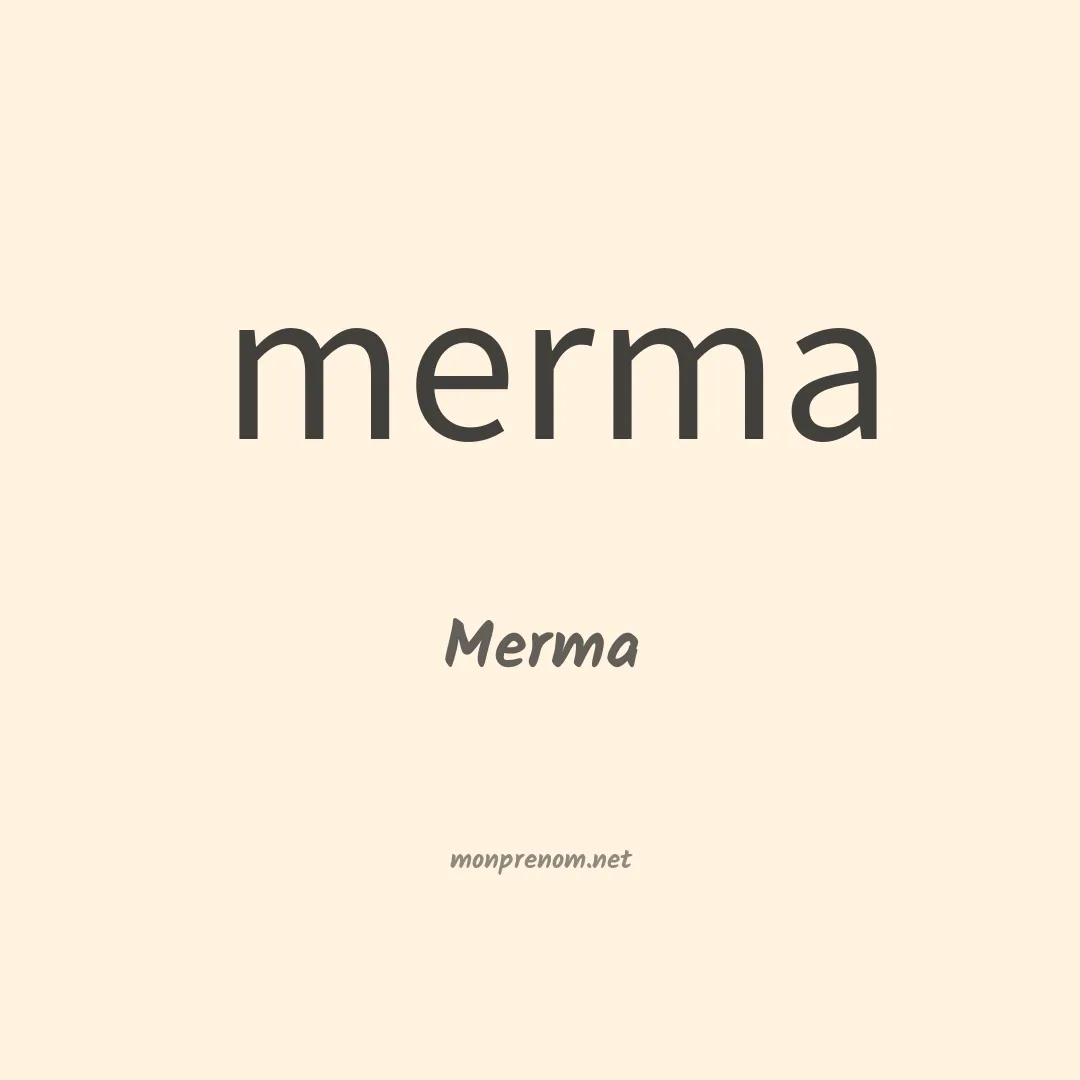 Merma en chino