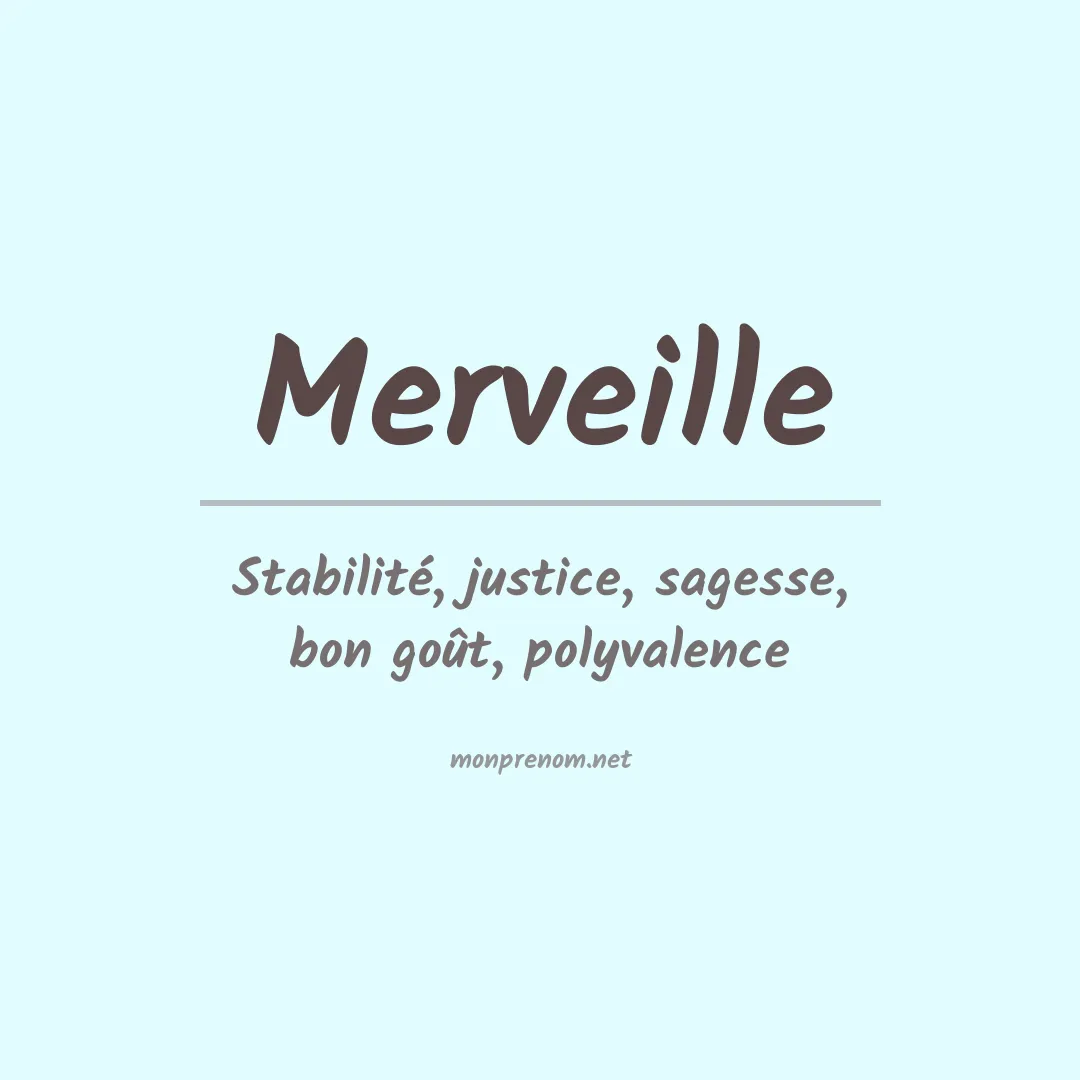 Merveille