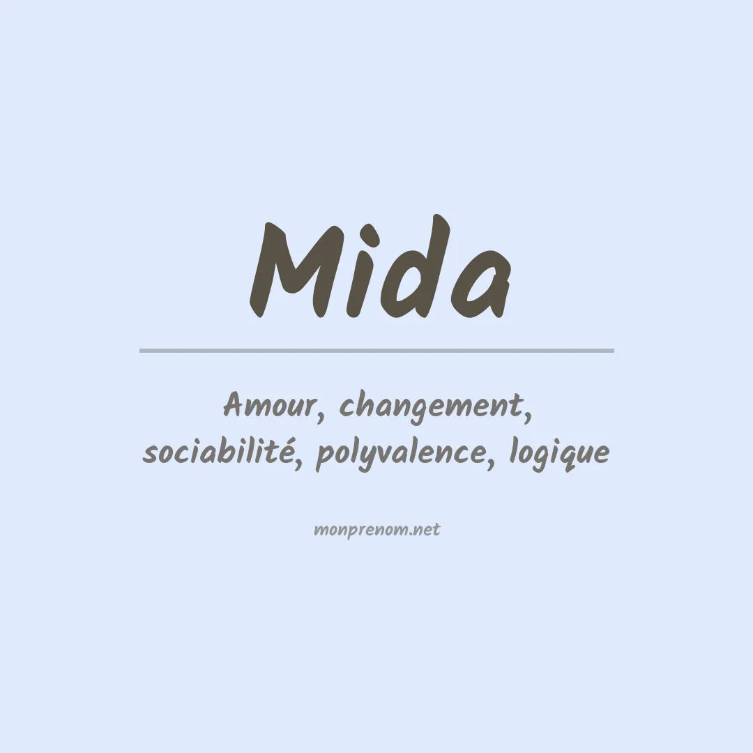 Signification du Prénom Mida Signification du Prénom Mida
