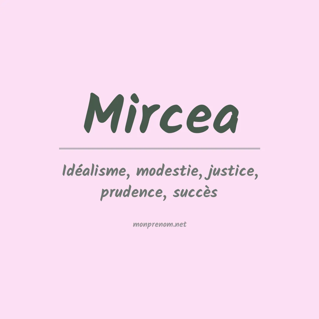 Signification du Prénom Mircea Signification du Prénom Mircea