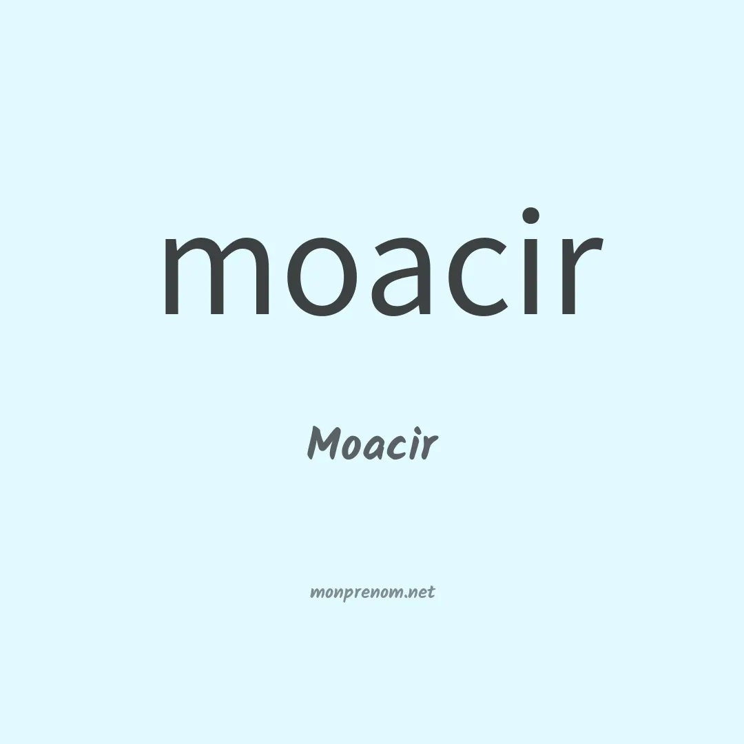 Moacir en chino