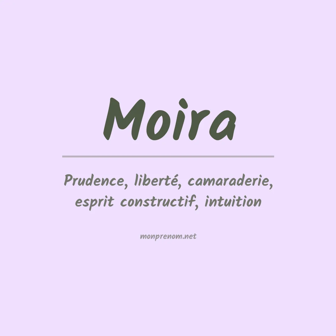 Signification du Prénom Moira Signification du Prénom Moira