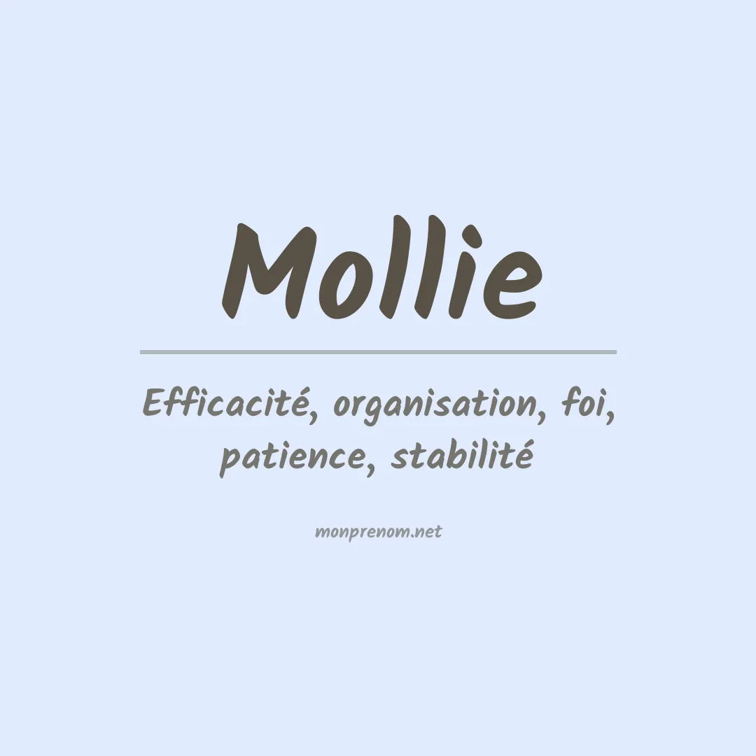 Signification du Prénom Mollie