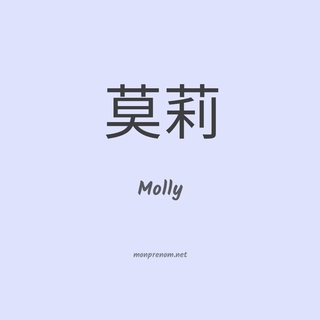 Signification du Pr nom Molly