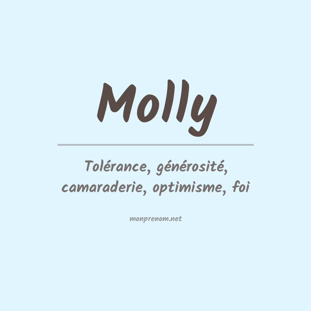Signification du Prénom Molly