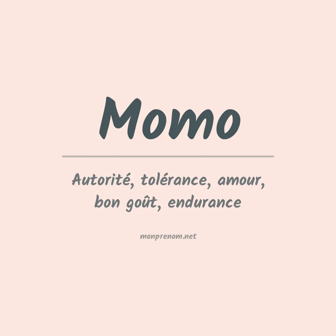Signification du Prénom Momo Signification du Prénom Momo