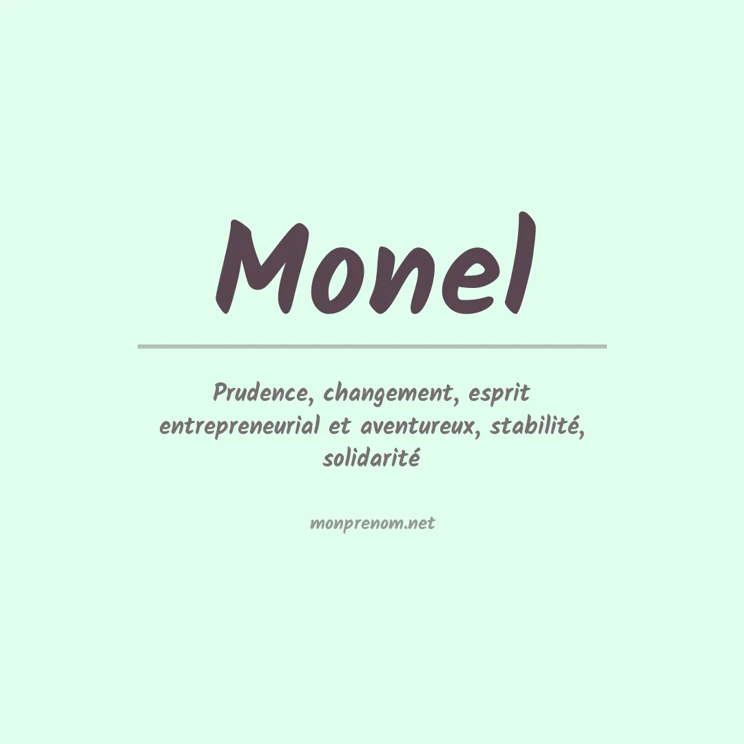 Signification du Prénom Monel Signification du Prénom Monel