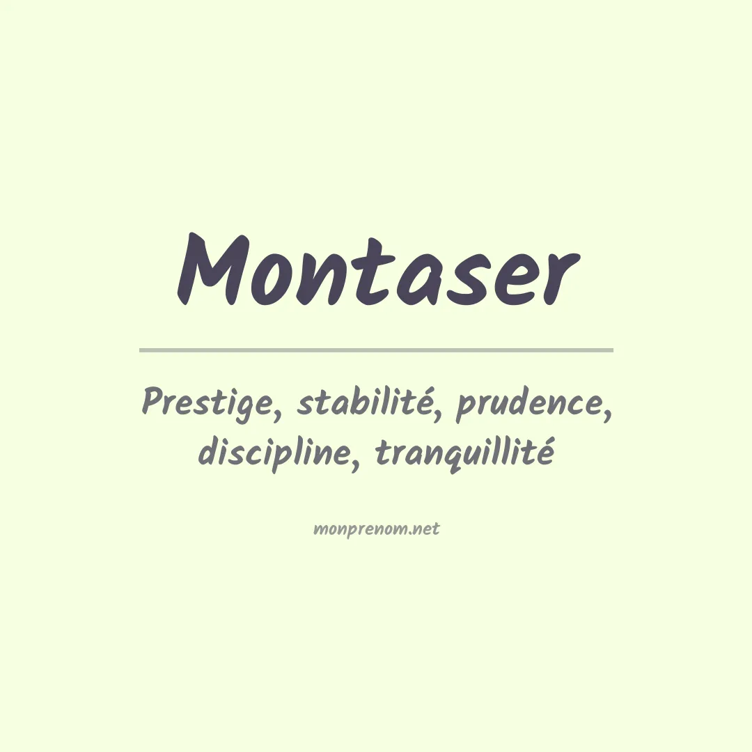 Signification du Prénom Montaser Signification du Prénom Montaser