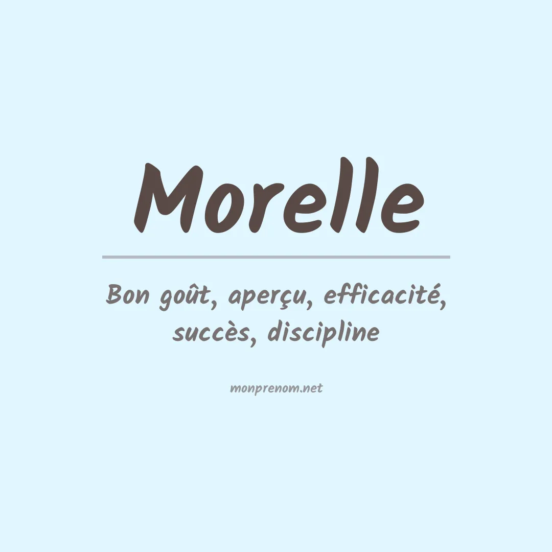Signification du Prénom Morelle Signification du Prénom Morelle