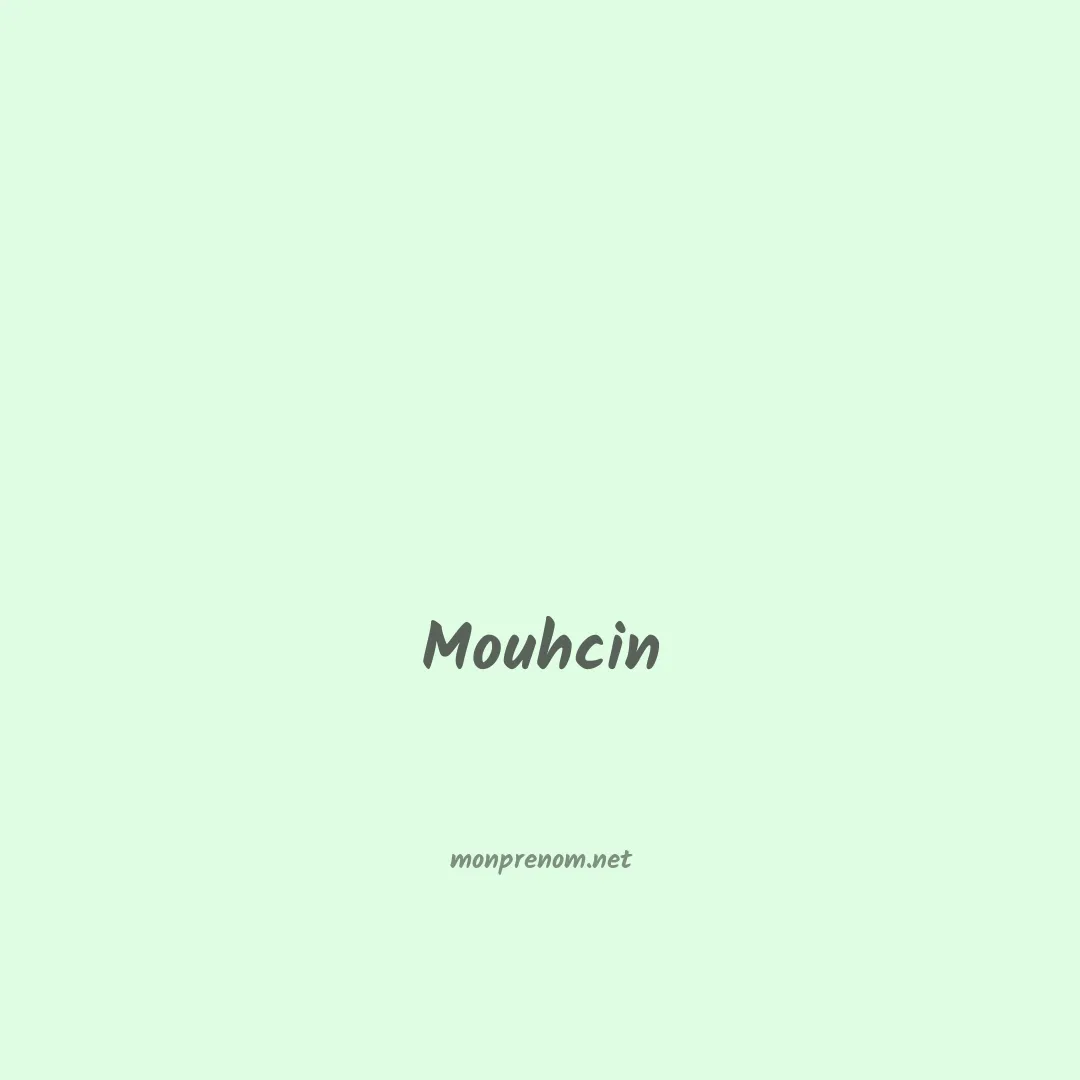 Mouhcin en chino