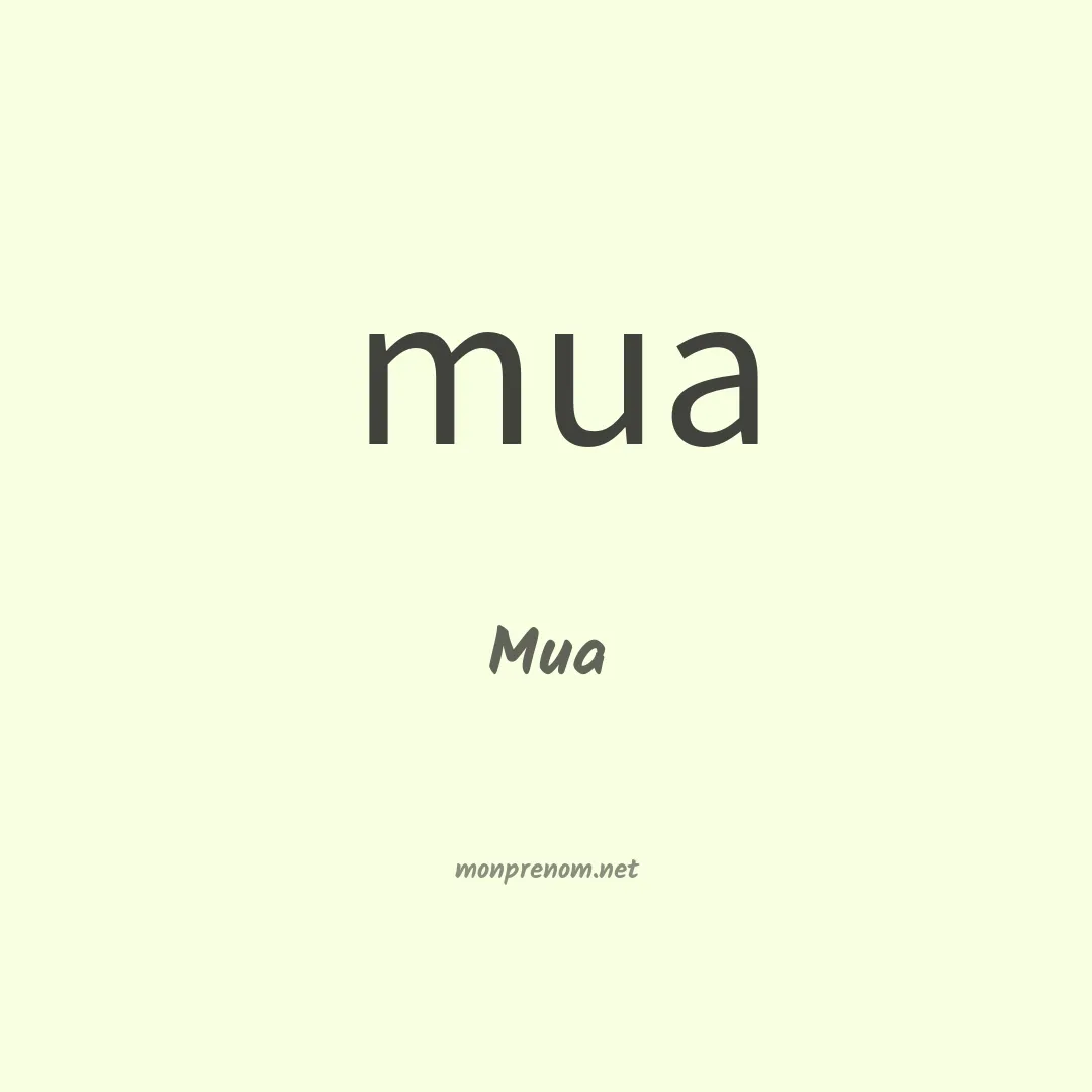 Mua en chino