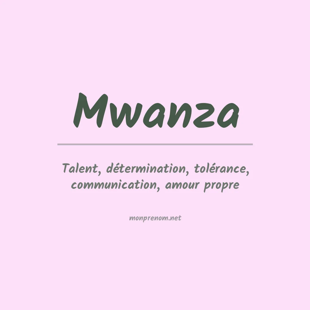 Signification du Prénom Mwanza Signification du Prénom Mwanza