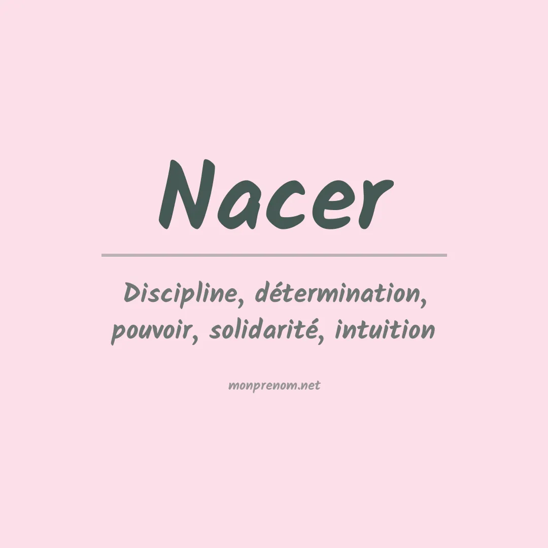 Signification du Prénom Nacer