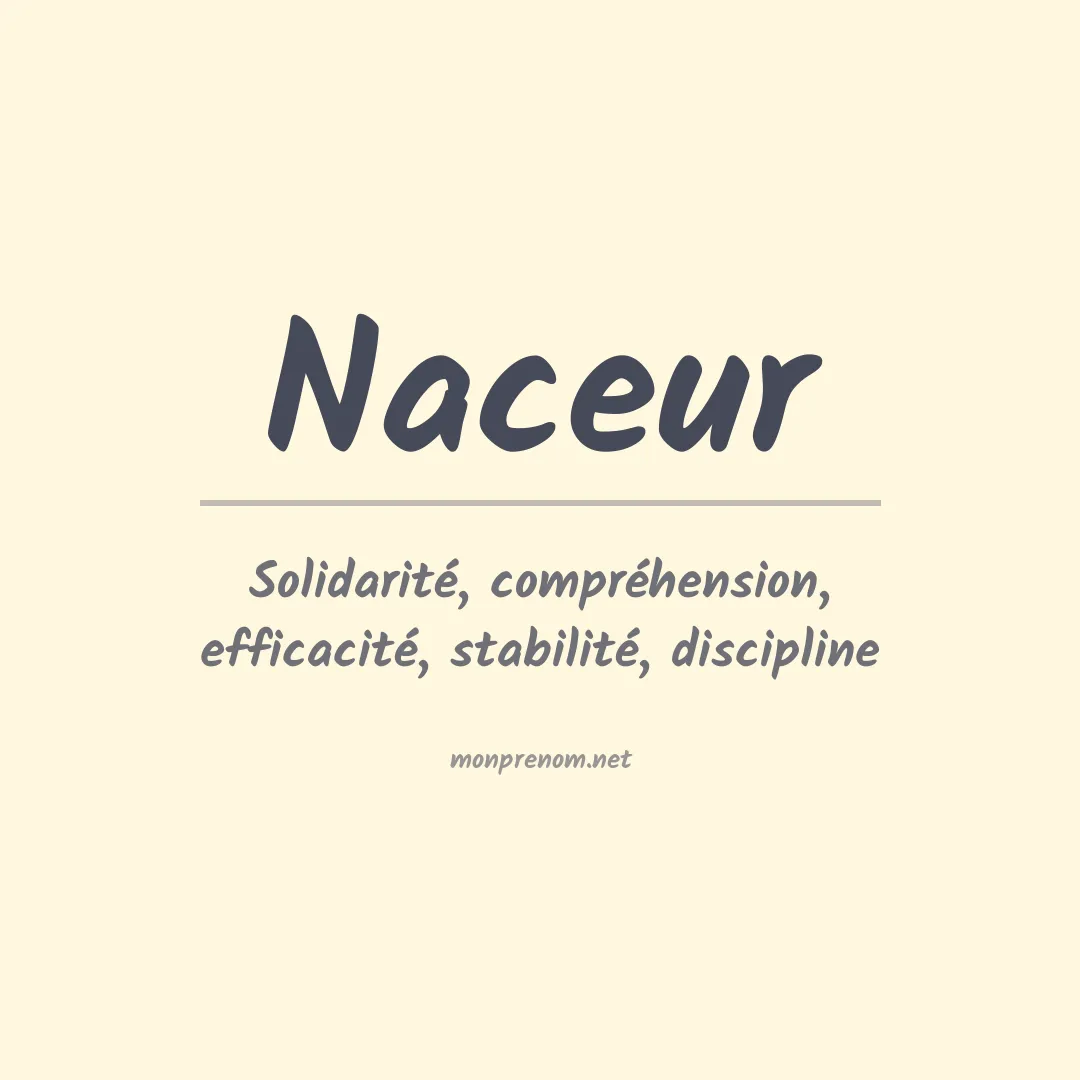 Signification du Prénom Naceur Signification du Prénom Naceur