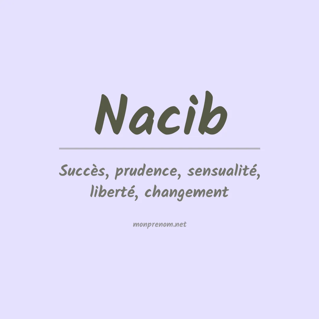 Signification du Prénom Nacib Signification du Prénom Nacib