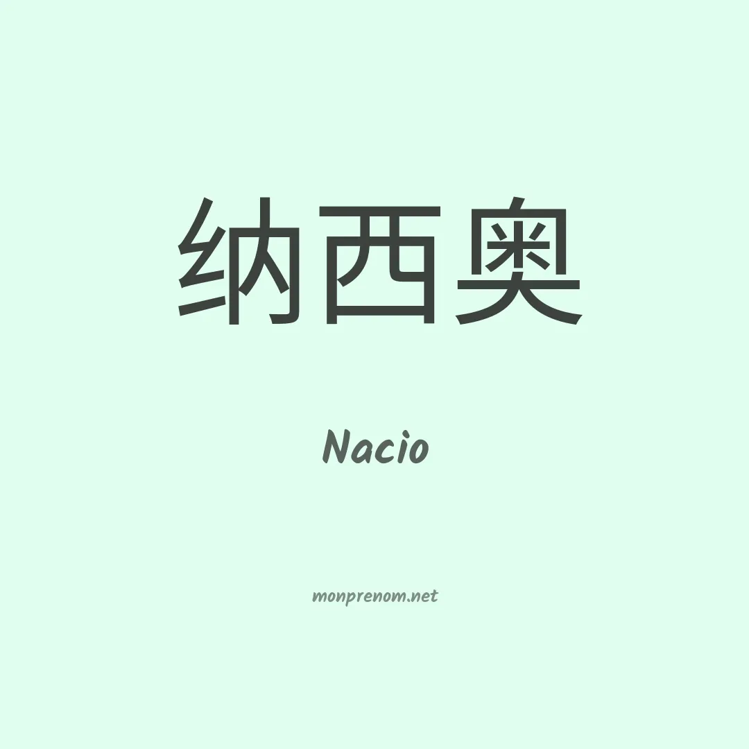 Nacio en chino