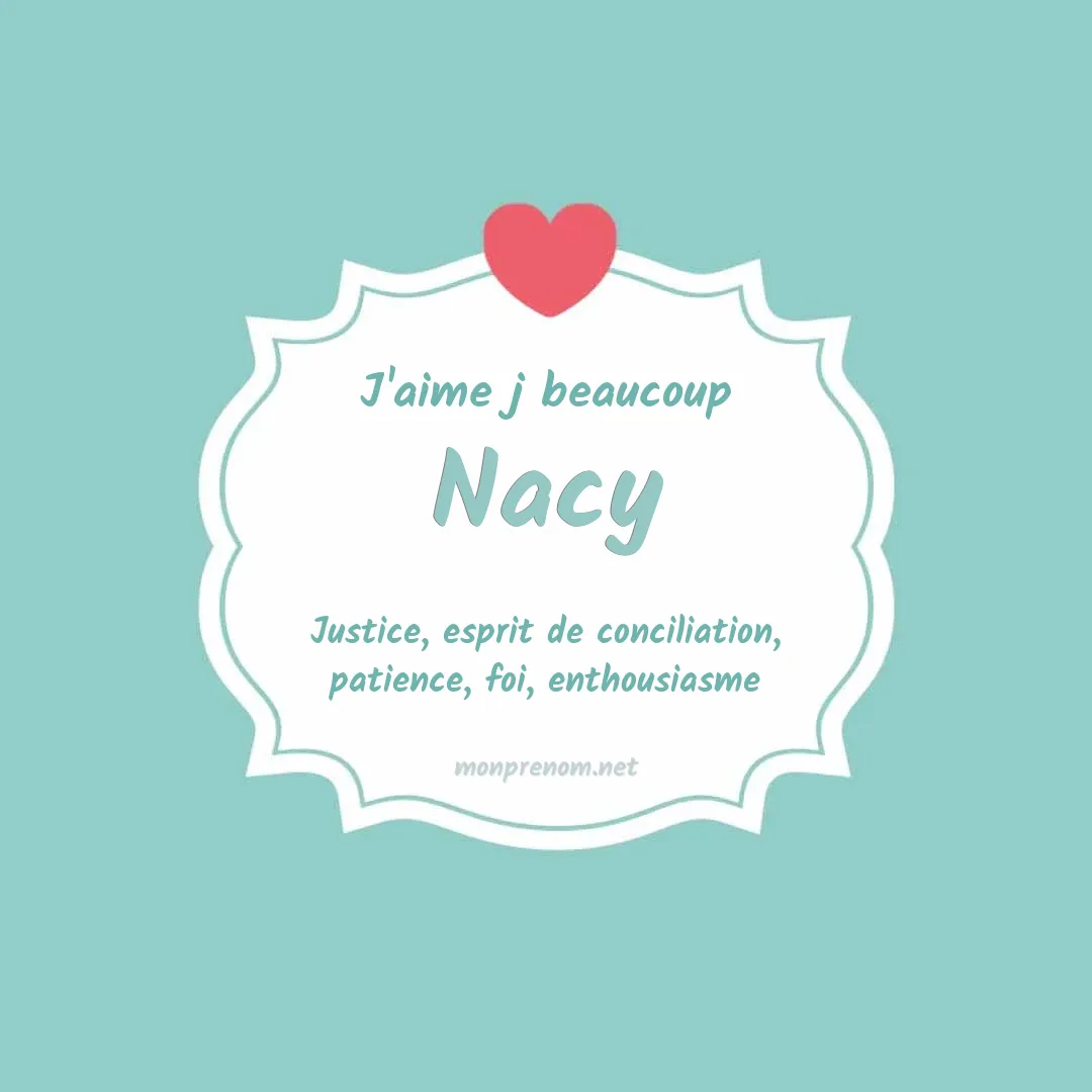 j'aime beaucoup Nacy