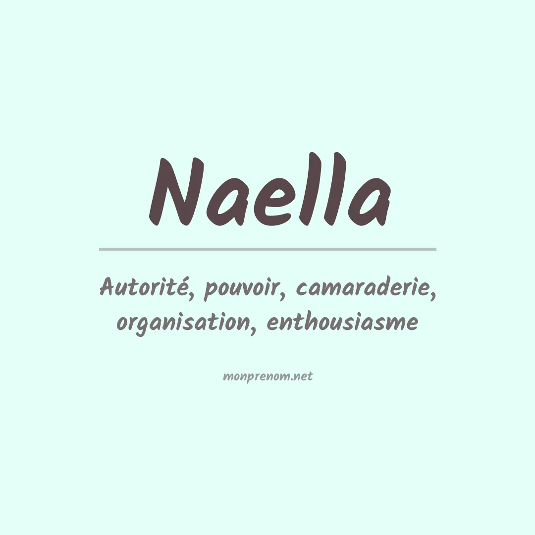 Signification du Prénom Naella Signification du Prénom Naella