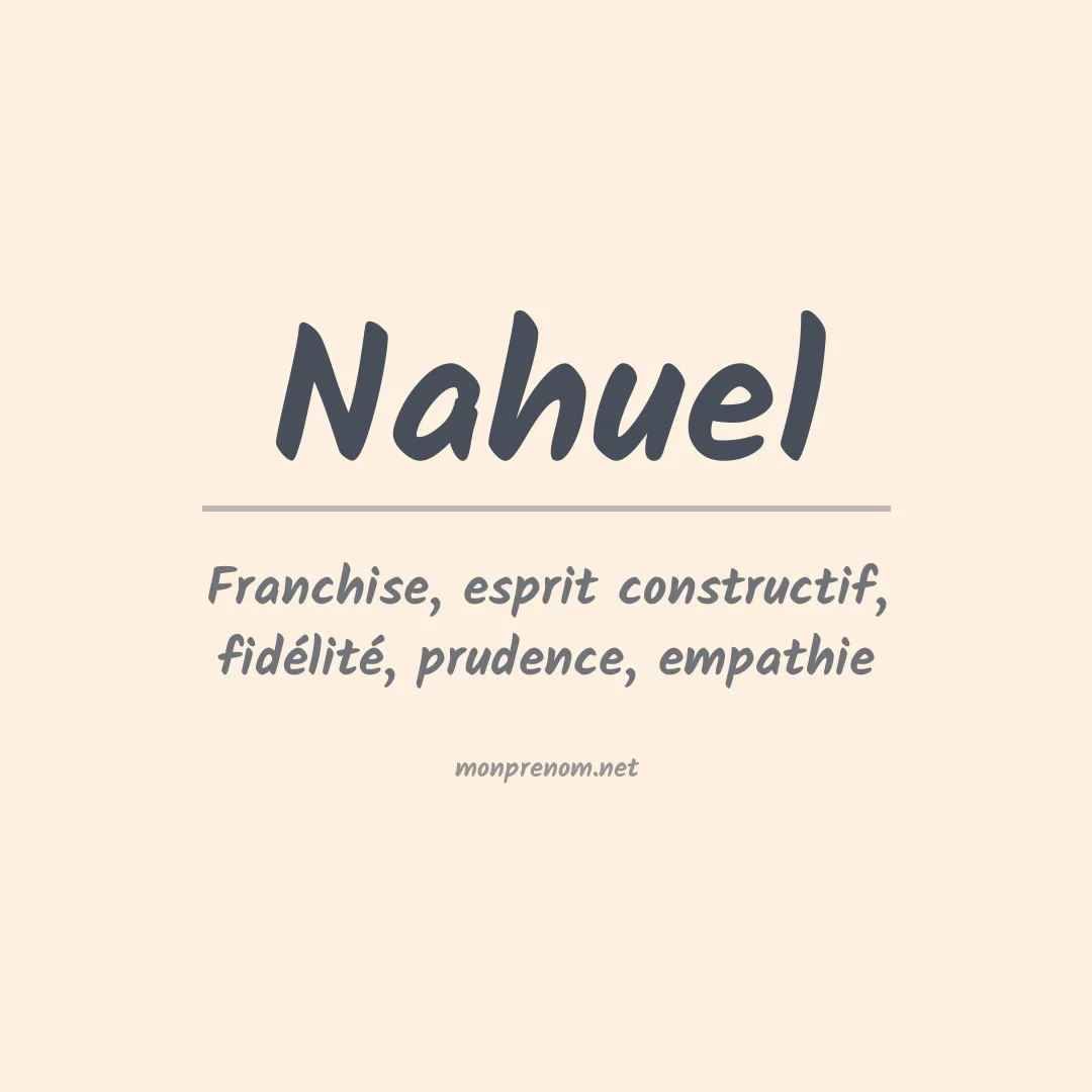 Signification du Prénom Nahuel