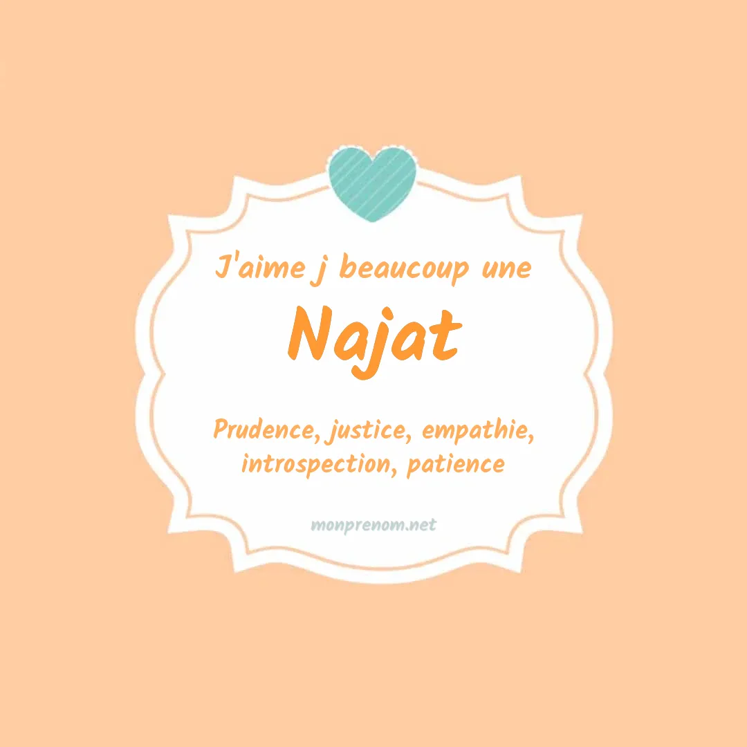 j'aime beaucoup Najat