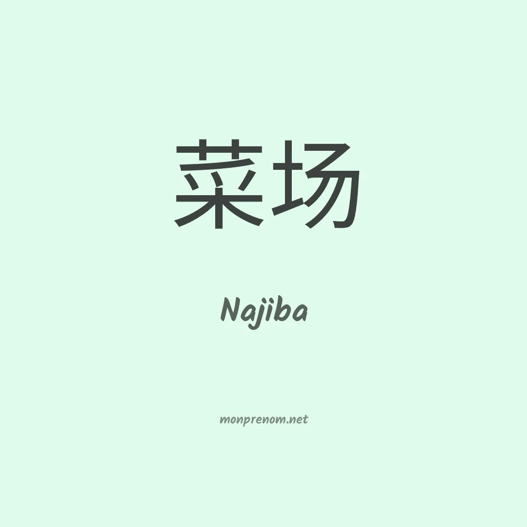 Najiba en chino