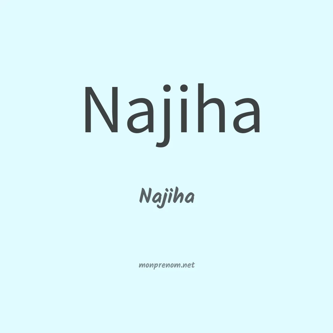 Najiha en chino