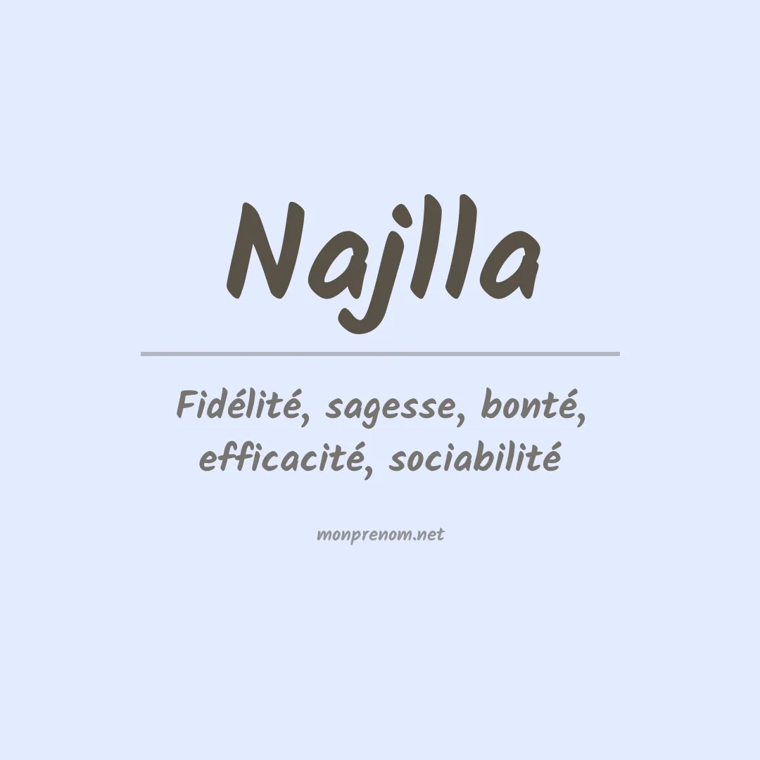 Signification du Prénom Najlla Signification du Prénom Najlla