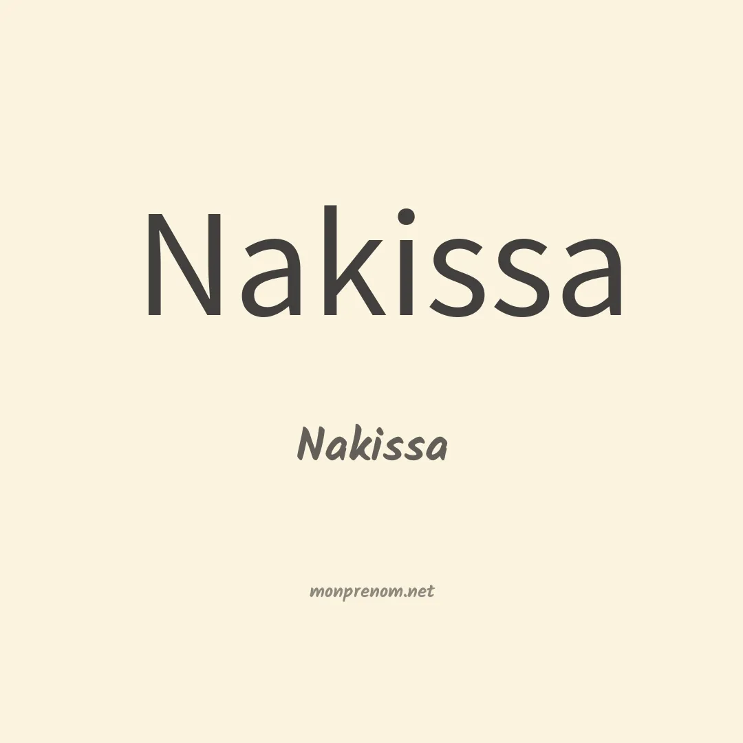 Nakissa en chino