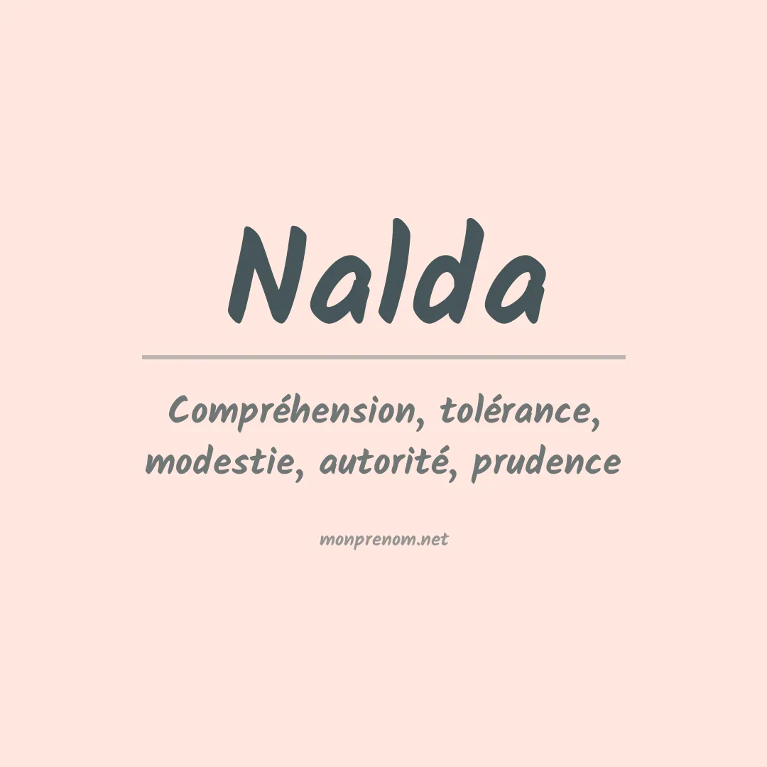 Signification du Prénom Nalda